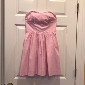 Lilly Pulitzer pink seersucker dress